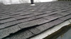 Ice dams can cause your shingles to lift and to wear. Water will penetrate up through your shingles and cause water to get into your home. Here, a driving rain will penetrate this roof